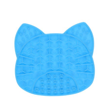Load image into Gallery viewer, Scream Lick Enrichment Mat Suction Base - Cat Face