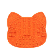 Load image into Gallery viewer, Scream Lick Enrichment Mat Suction Base - Cat Face