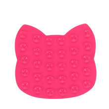 Load image into Gallery viewer, Scream Lick Enrichment Mat Suction Base - Cat Face