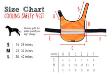 Load image into Gallery viewer, Zippy Paws Safety & Cooling Vest - Orange