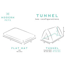 Load image into Gallery viewer, Modern Pets Cat Tunnel Convertible Mat