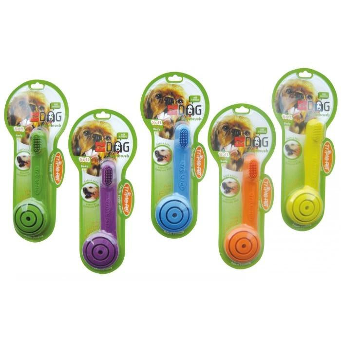 Triple Pet EZ Dog Finger Brush - All Breeds