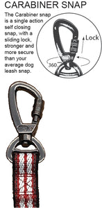 K9 Homes Chevron Carabiner Leash 120 cm