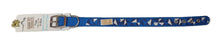 Load image into Gallery viewer, Gummi Flashing Star Dog Collar Blue
