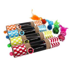 Scream Cardboard Roller Cat Toy 24cm