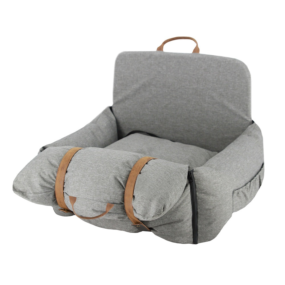 Barkley & Bella Car Seat Safety Pillow - Grey