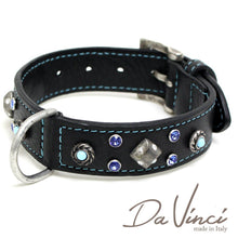 Load image into Gallery viewer, Da Vinci Maddalena Dog Collar - Nero/Black
