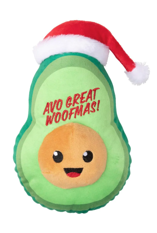 FuzzYard Christmas Plush Dog Toy - Avo Great Woofmas