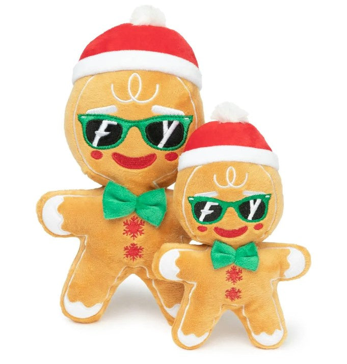 FuzzYard Christmas Dog Toy - Jolly Gingerboi