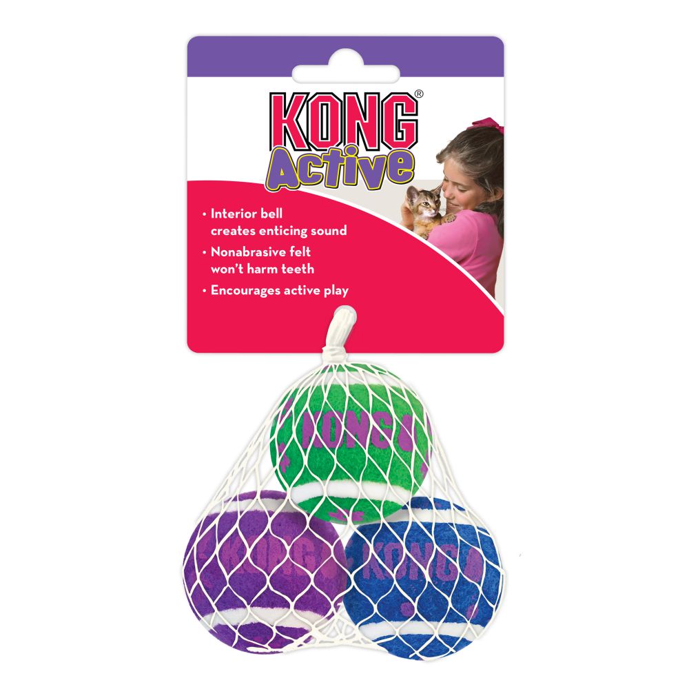 Kong Active Cat Tennis Balls