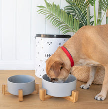 Load image into Gallery viewer, Louie Living Dog Bowl with Stand
