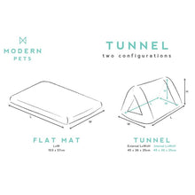 Load image into Gallery viewer, Modern Pets Cat Tunnel Convertible Mat
