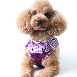 Puppia Vivien Gingham Dog Harness