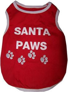 Dog Bless You - Santa Paws Singlet