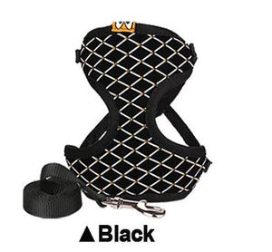 Cat Harness Rhinestone Look - Small