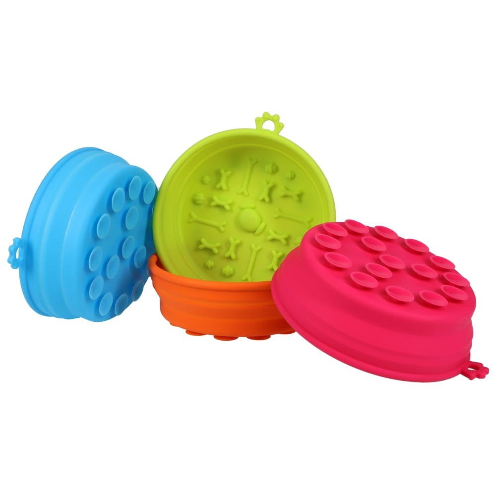 Scream Collapsible Travel Bowl with Suction Base - 350ml Large